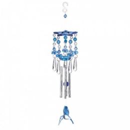 Blue Hummingbird Wind Chimes