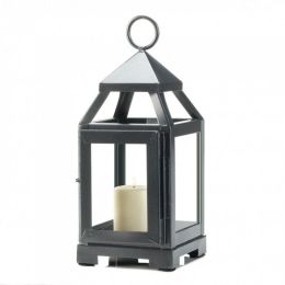 Silver Mini Contemporary Lantern