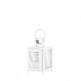 Small White Horizon Lantern