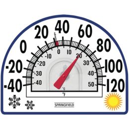 Springfield Precision 91157 4-Season Window Cling Thermometer
