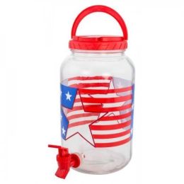 1 Gallon Patriotic Beverage Dispenser