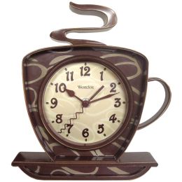 Westclox Coffee Time 3-dimensional Wall Clock NYL32038