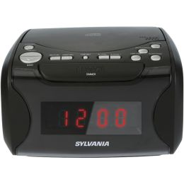 Sylvania Usb-charging Cd Dual Alarm Clock Radio CURSCR4986