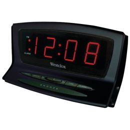Westclox Instant-set Led Alarm Clock NYL70012BK