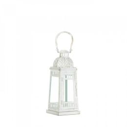 White Moroccan Inspiration Lantern