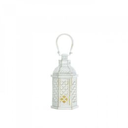 White Moroccan Glamour Lantern