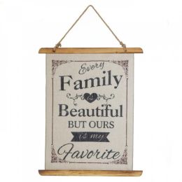 Beautiful Family Linen Wall Art