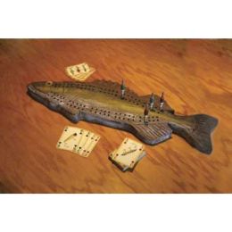 Rivers Edge Walleye Cribbage Set W/Cards 712