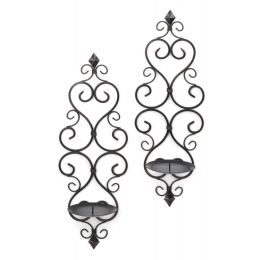 Fleur De Lis Candle Wall Sconces