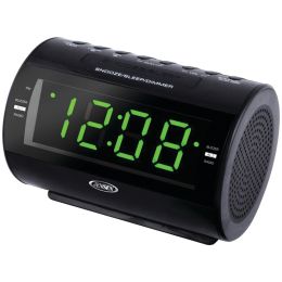 Jensen Am And Fm Dual-alarm Clock Radio JENJCR210