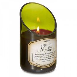 Wine Bottle Merlot Scented Candle