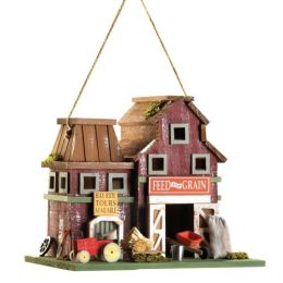 Farmstead Wood Barnyard Birdhouse