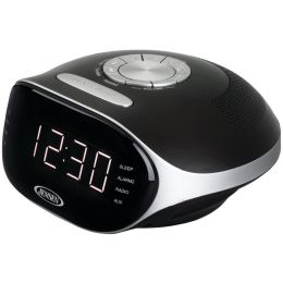 Jensen Digital Bluetooth Am And Fm Dual Alarm Clock Radio JENJCR228