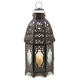 Black Lattice Lantern 10013365