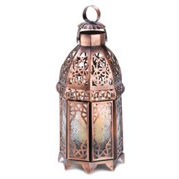 Copper Moroccan Candle Lamp 10013366