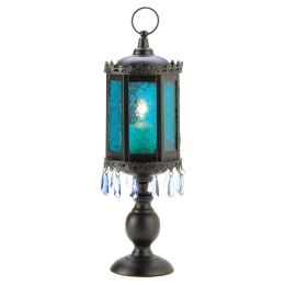 Exotic Azure Pedestal Lantern 10013401