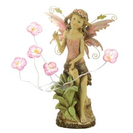 Peony Fairy Solar Statue 10013915