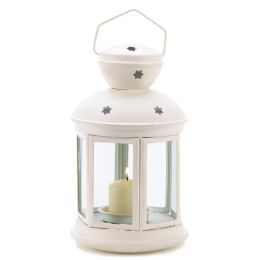White Colonial Candle Lamp 10014124