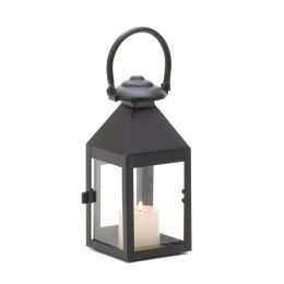 Small Classic Black Candle Lantern 10015218