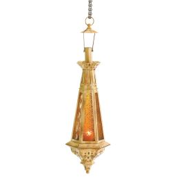 Amber Teardrop Lantern 10038373