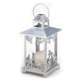 Silver Scrollwork Candle Lantern 10039891