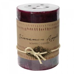 Cinnamon Apple Pillar Candle 3x4