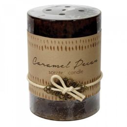 Caramel Pecan Pillar Candle 3x4