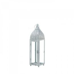 Small Silver Moroccan Style Lantern