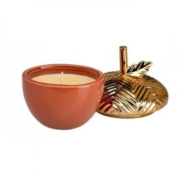 Gilded Acorn Pumpkin Souffl Candle