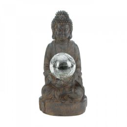 Solar Powered Buddha Garden Statue