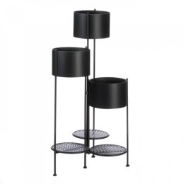 3-tier Barrel Bucket Plant Stand