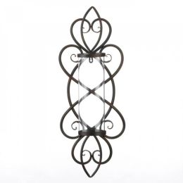 Heart Shaped Candle Wall Sconce