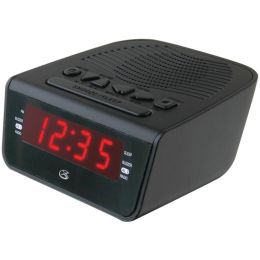 GPX C224B .6 LED AM/FM Alarm Clock