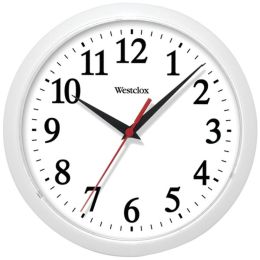 Westclox 461761 10 Basic Wall Clock (White)