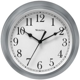 Westclox 46984A 9 Decorative Wall Clock (Gray)