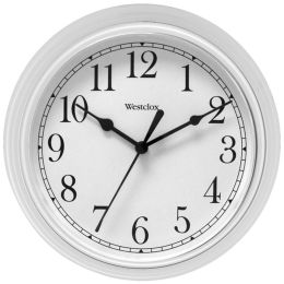 Westclox 46994A 9 Decorative Wall Clock (White)