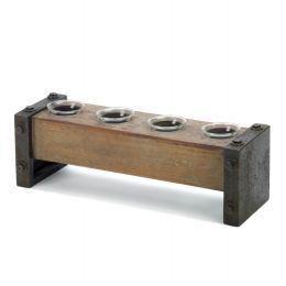 Medieval Wooden Tealight Candle Holder