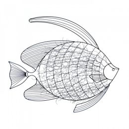 Intricate Fish Wall Decor