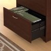 2-Drawer Lateral File Cabinet in Cherry Wood Finish