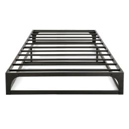 Twin size Modern Low Profile Heavy Duty Metal Platform Bed Frame