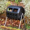 37-Gallon Tumbling Compost Bin Tumbler Composter - 5 Cu. Ft.