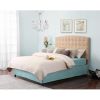 Full / Queen size Tufted Padded Upholstered Headboard in Beige