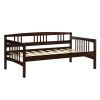 Twin size Day Bed in Espresso Wood Finish - Trundle Not Included