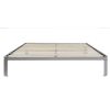 Full size Luna Metal Platform Bed Frame with Wooden Slats