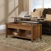 Lift-Top Coffee Table in Cherry Wood Finish