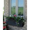 36-inch Window Box Planter in Black Polyethylene