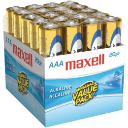Maxell Alkaline Batteries (aaa; 20 Pk; Brick)