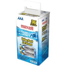 Maxell Alkaline Batteries (aaa; 36 Pk; Box)