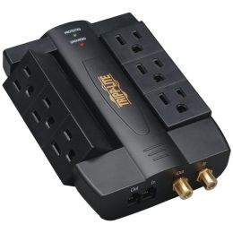 Tripp Lite 6-outlet Swivel Surge Protector (coaxial & Telephone Protection)