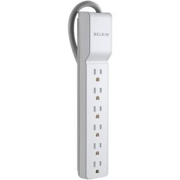Belkin 6-outlet Home And Office Surge Protector (2.5ft Cord)